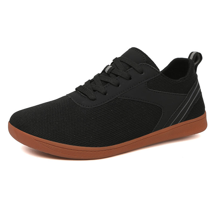 Herren nan lette åndbare mesh-hverdags sneakers med polstret komfort fodseng og fleksibel gummisål Skovae