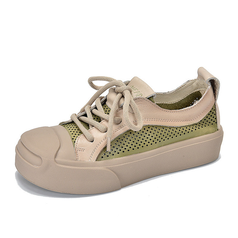 Dame Åndbare Sneakers med perforeret overfladestruktur og fleksibelt design Stilla