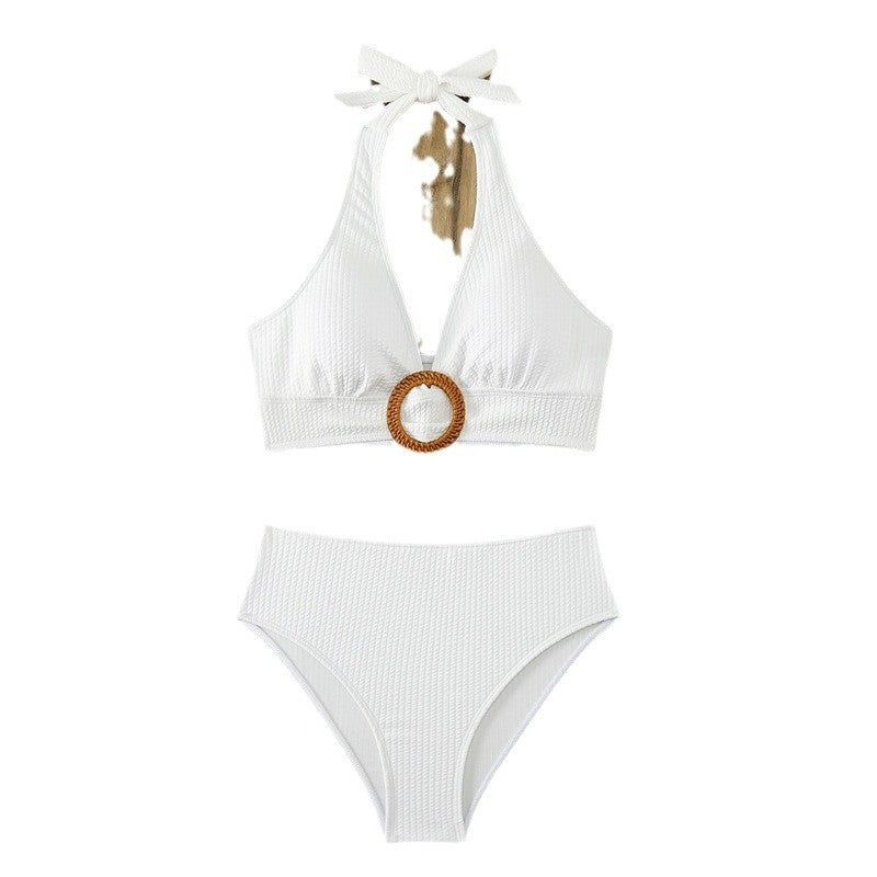 Dame Stilfulde Højtaljede Bikini Sæt Stilla
