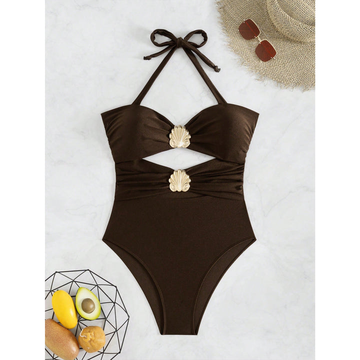 Damer Højhalset Bikini med modige Ruffle-detaljer Stilla