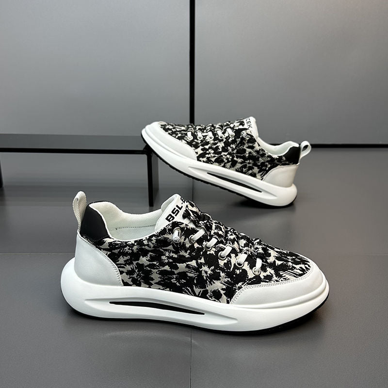 Femme Chic Blomster mønster Sneakers Stilla