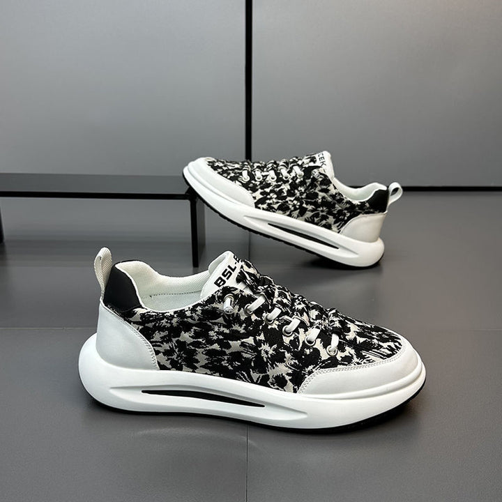 Femme Chic Blomster mønster Sneakers Stilla