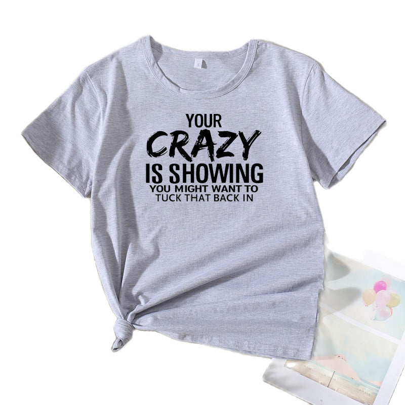 Kvinder Quirky Grafik Statement T-shirt Stilla