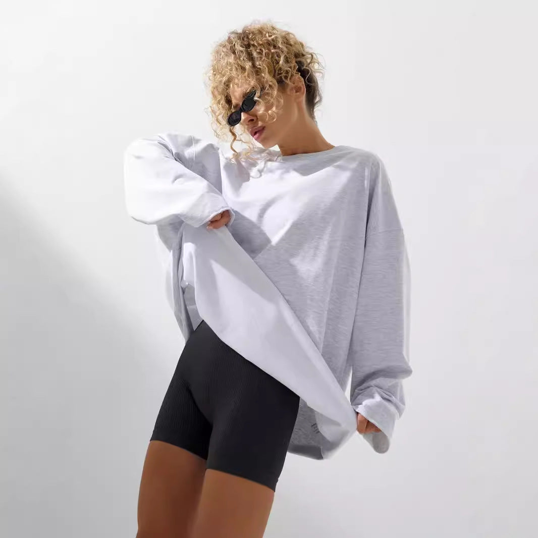 Kvinder oversized langærmet skjorte Skovae