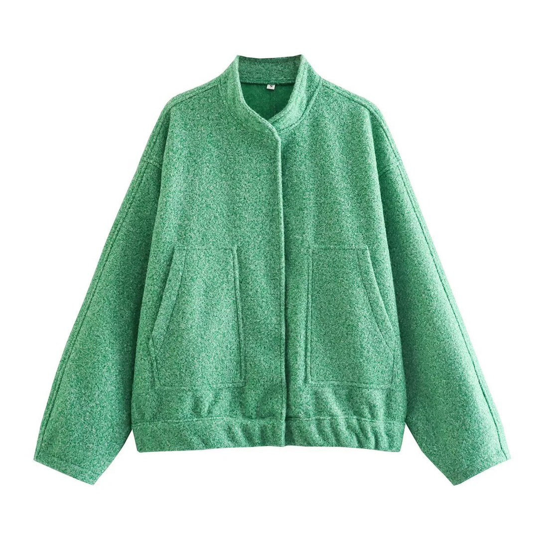 Dame Oversize-vinterjakke med praktiske lommer Stilla
