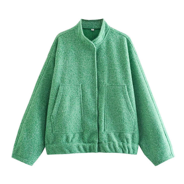 Dame Oversize-vinterjakke med praktiske lommer Stilla