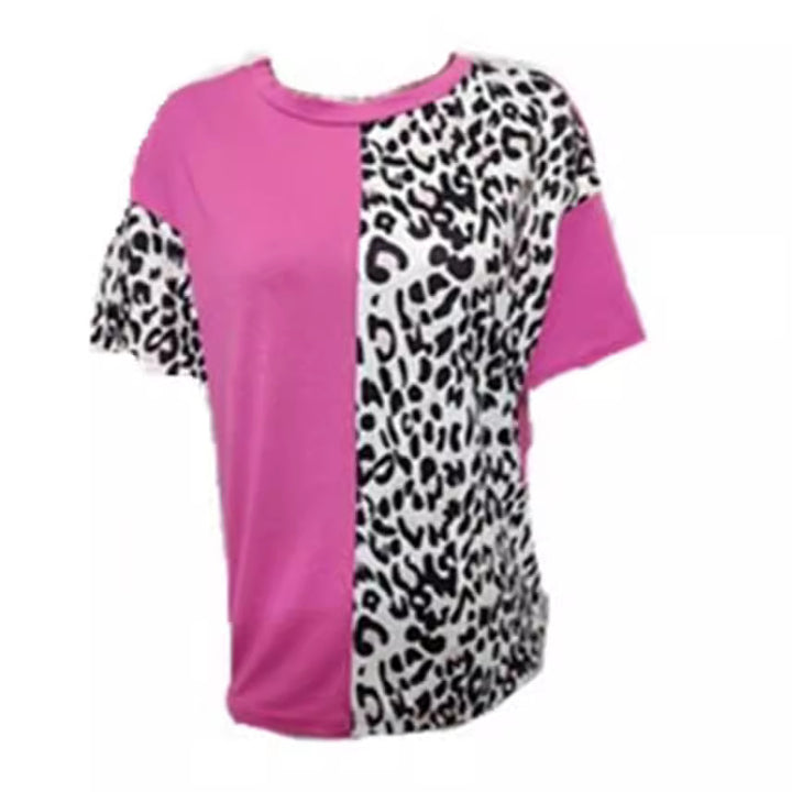 Damer Løs Dyrtryk T-shirt Stilla