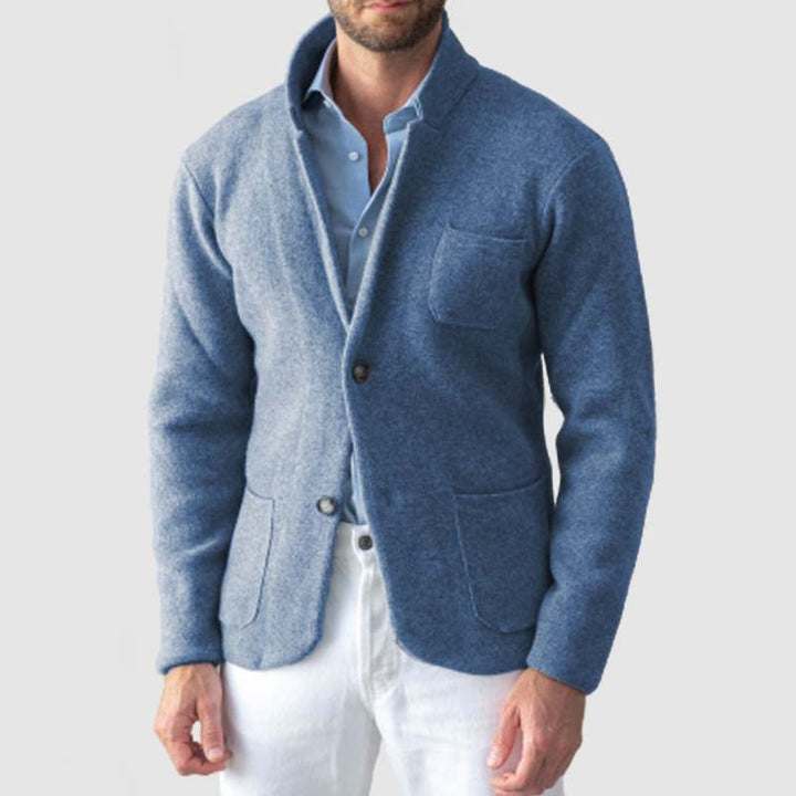 Stilla | Blazer Slim Fit Uldblanding Reverskrave To Knapper Lommer detaljer
