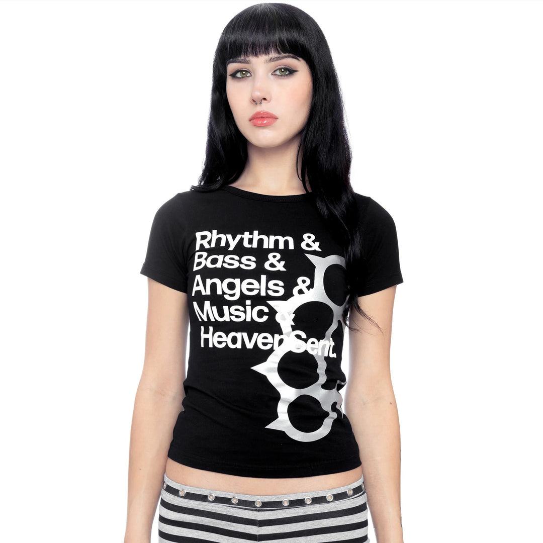 Dame Kortærmet T-Shirt med kreativt grafikdesign Skovae