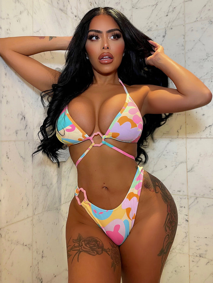 Damer Triangel-Bikini med innovativt cut-out-design Skovae