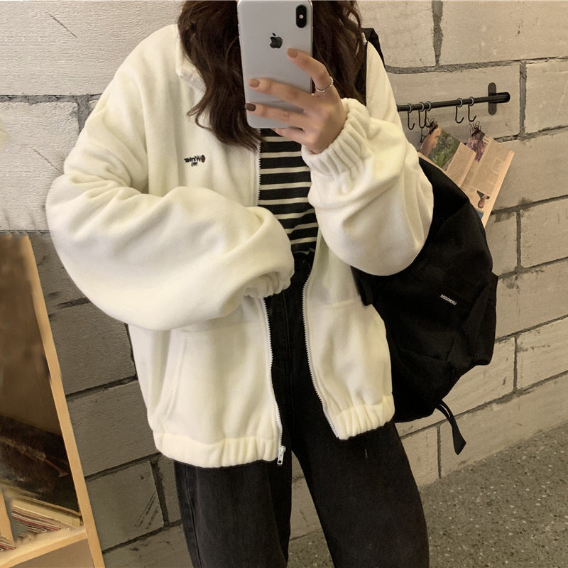 Femme Cozy Fleece Zip-Up Jakke Stilla