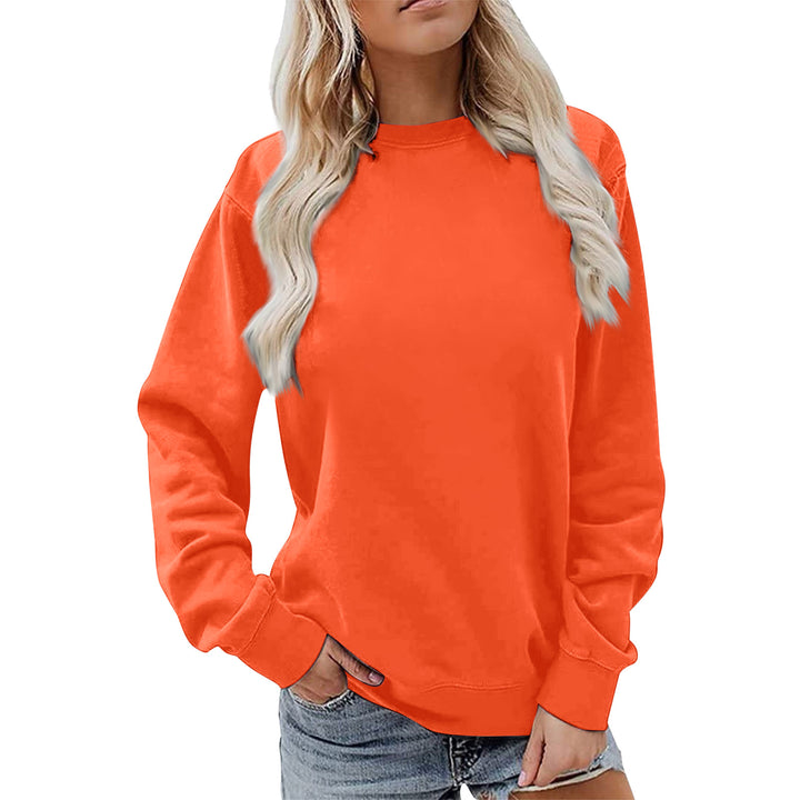 Kvinders sweatshirt med blødt foer og festligt vinmotiv Stilla