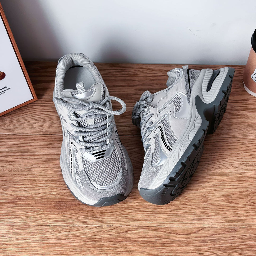 Dame Åndbare Sneakers med stødabsorberende mellemsål og sporty design Stilla
