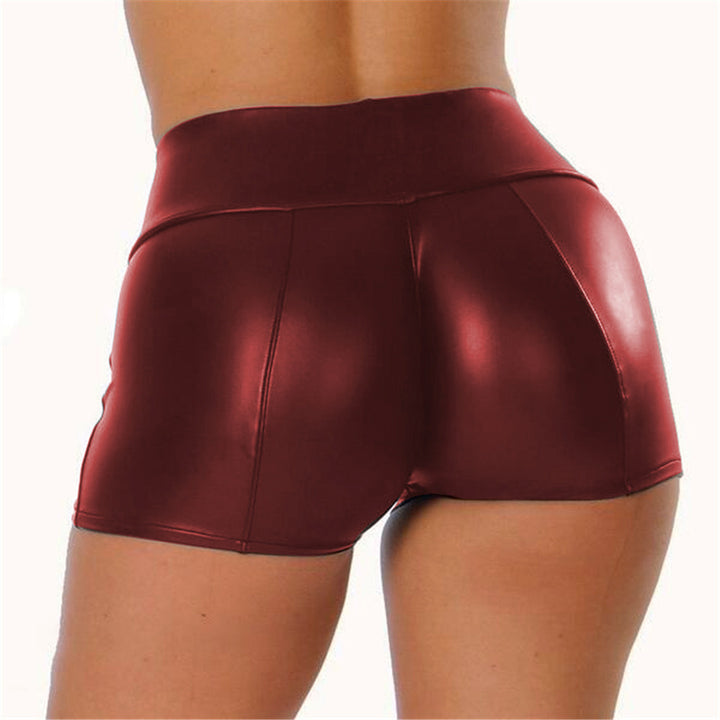 Dame Højtaljede Skinnende Sports Shorts Stilla