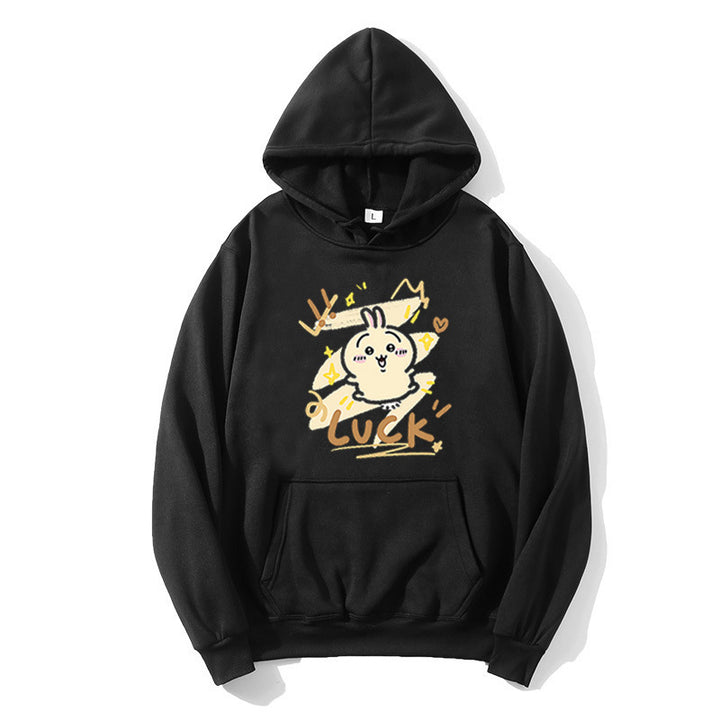 Kvinder hoodie med sjov kanin design Skovae