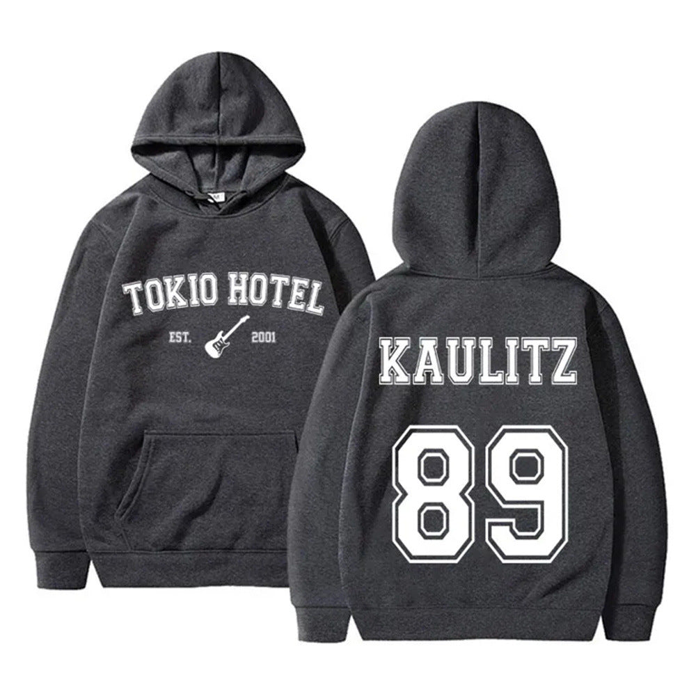 Dame hoodie med moderne bånddesign og komfortabel pasform Skovae