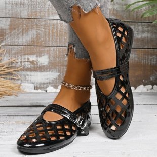 Dame Clogs med elastisk gitterdesign og komfortabelt fodseng Stilla