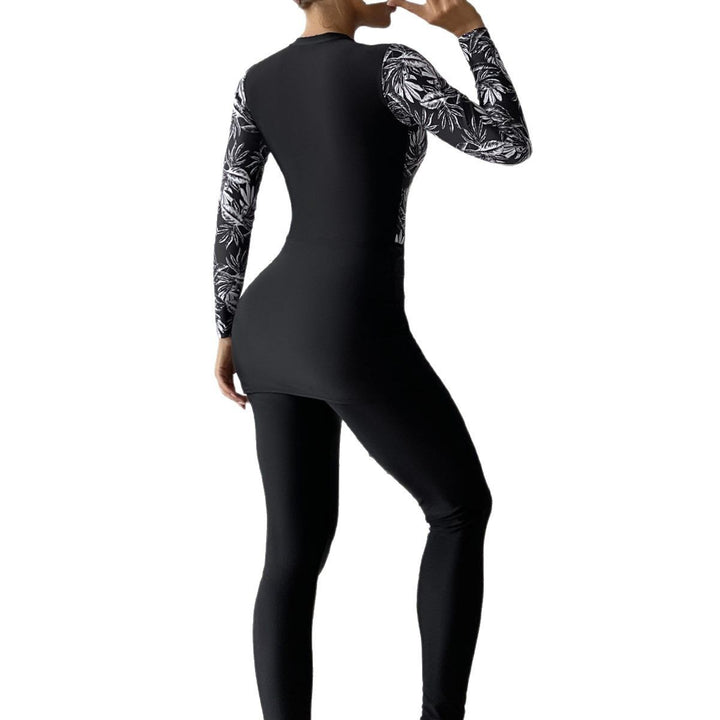 Dame Sporty Rashguard med figursmigrerende design Skovae