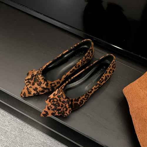 Dame elegante Ballerinas med fint spænde detaljer og behagelig sål Stilla