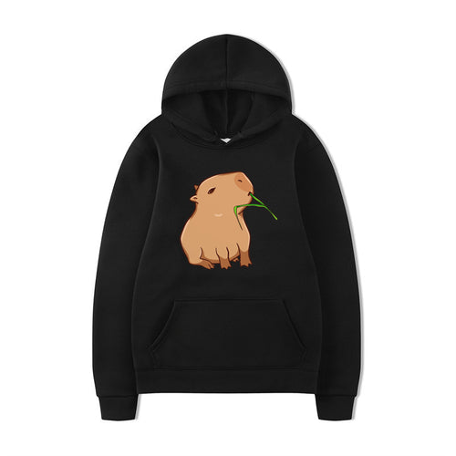 Kvinders hoodie med sjovt dyre design og behagelig pasform Skovae