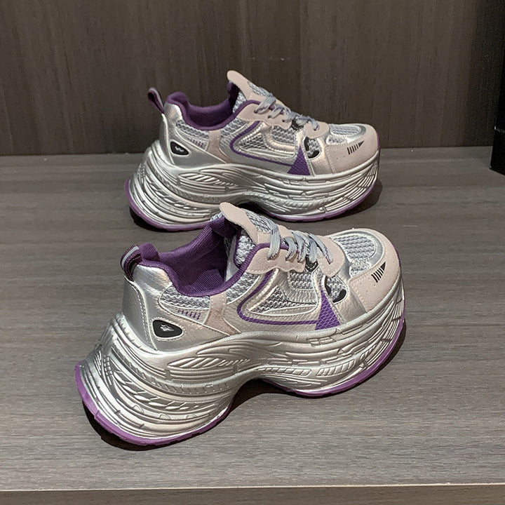 Dame Chunky Sneakers med innovativ dæmpningsteknologi og futuristisk design Stilla