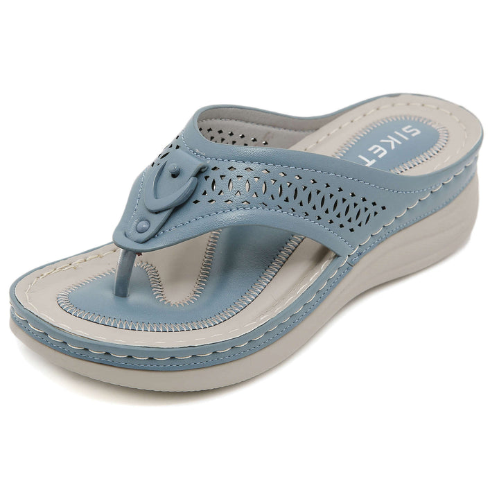 Damer komfortable flip-flops med anatomisk formet fodbede og moderne design Stilla