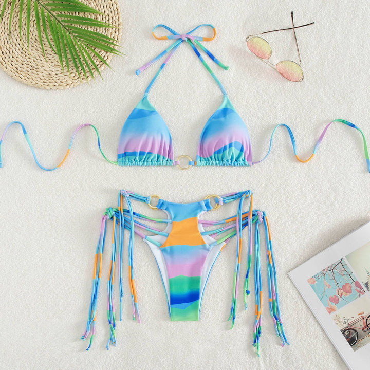 Dame Bikini-sæt med sexy cut-outs og justerbare stropper Stilla