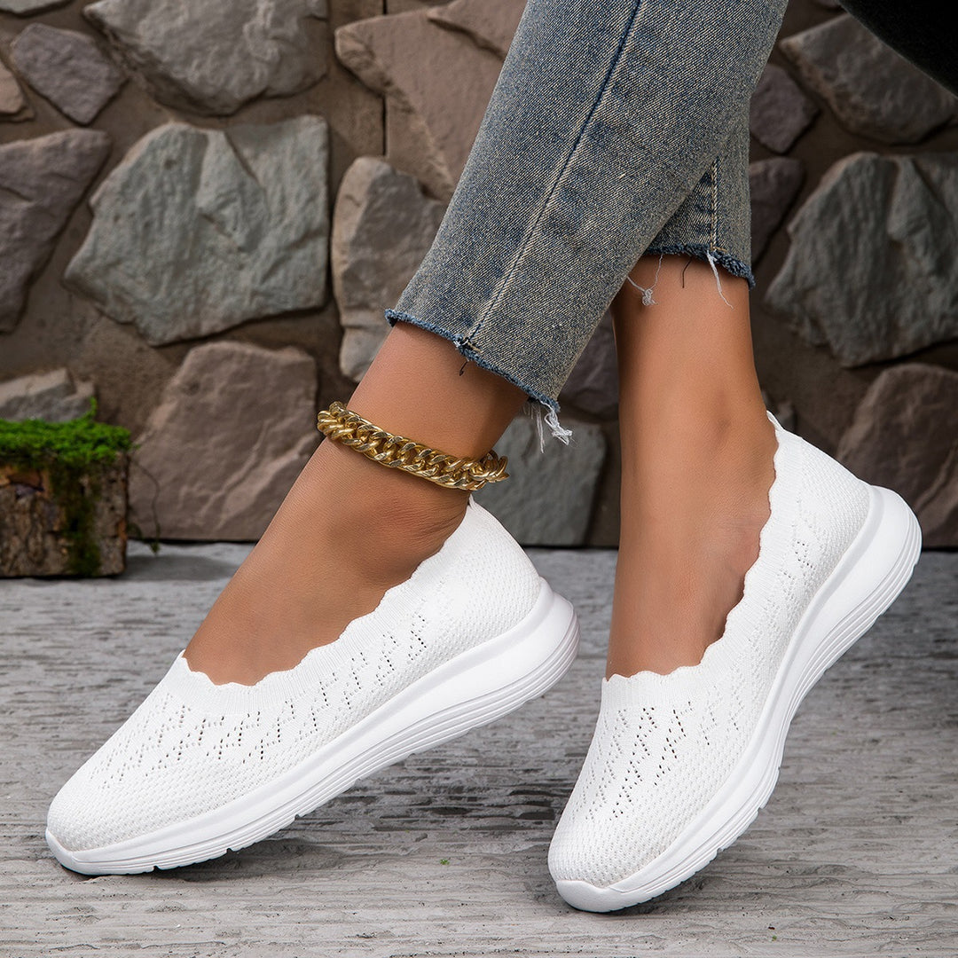 Dame Let Slip-On Strik-Sneaker Stilla