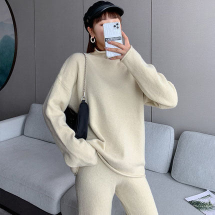 Femme Cozy Knit Lounge Sæt Stilla