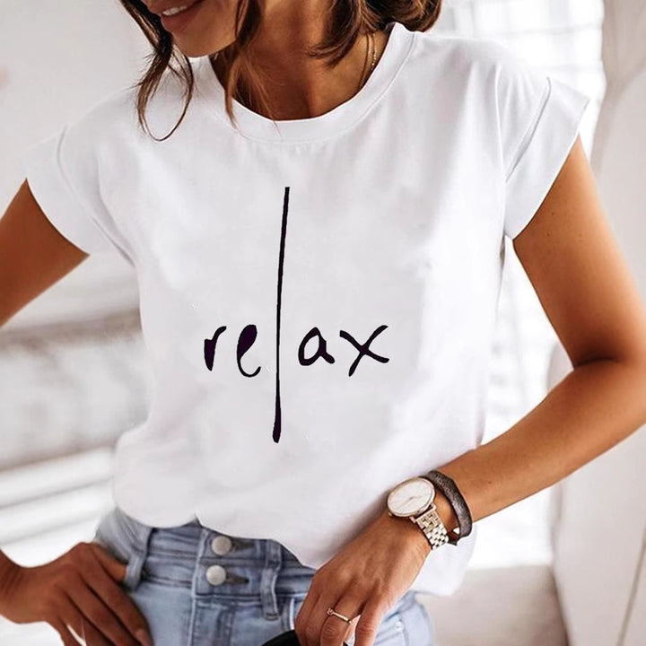 Kvinder Grafik Motivationsshirt Stilla