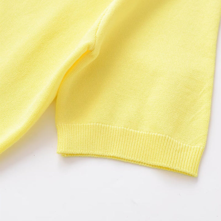 Dame Korte ærmer V-hals Sweater Skovae