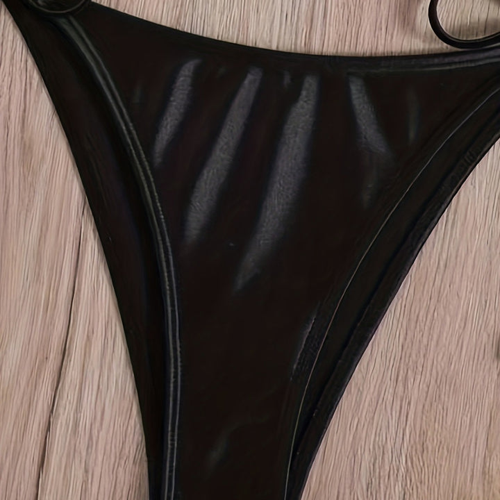 Dame Grafik Crop Top Badedragt Sæt Stilla