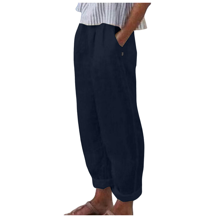 Dame Relaxed Fit Linnedbukser Stilla