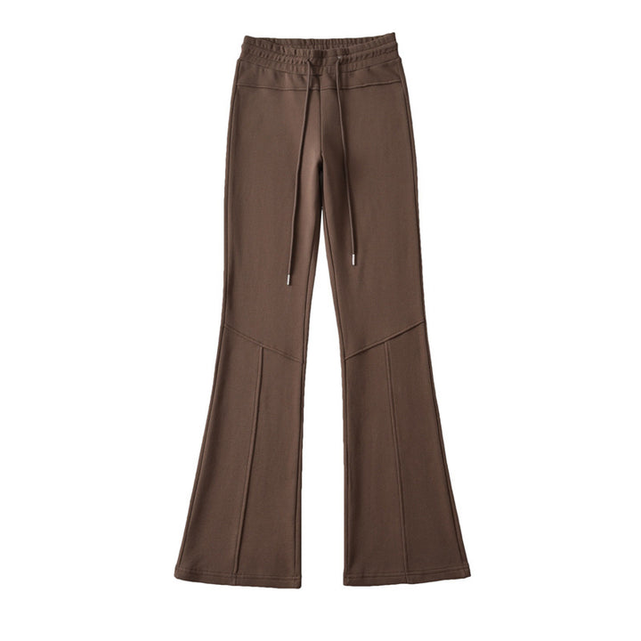Dame trendy højtaljede flared leggings med åndbart materiale og elastisk talje Stilla
