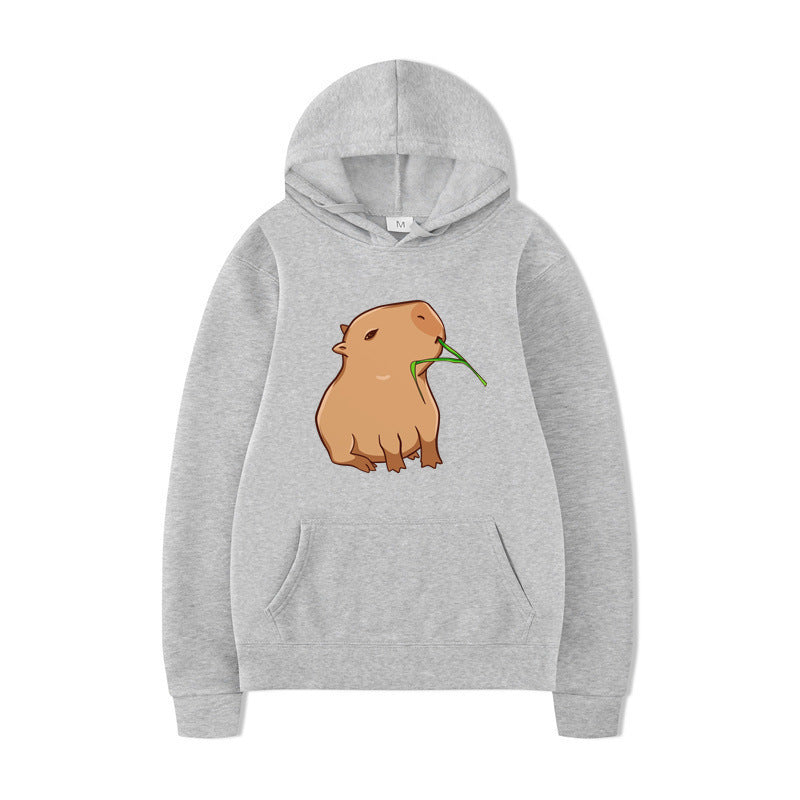 Kvinders hoodie med sjovt dyre design og behagelig pasform Skovae