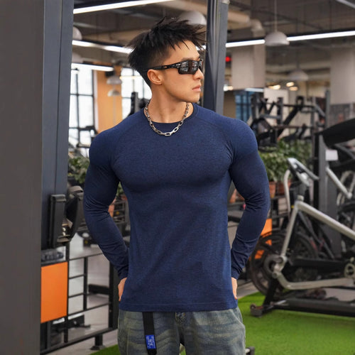 Herrer Fitness Langærmet T-shirt Stilla