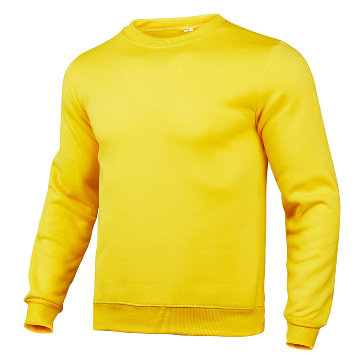 Herre komfortabel crew neck sweater lavet af højkvalitets bomuldsblanding Skovae