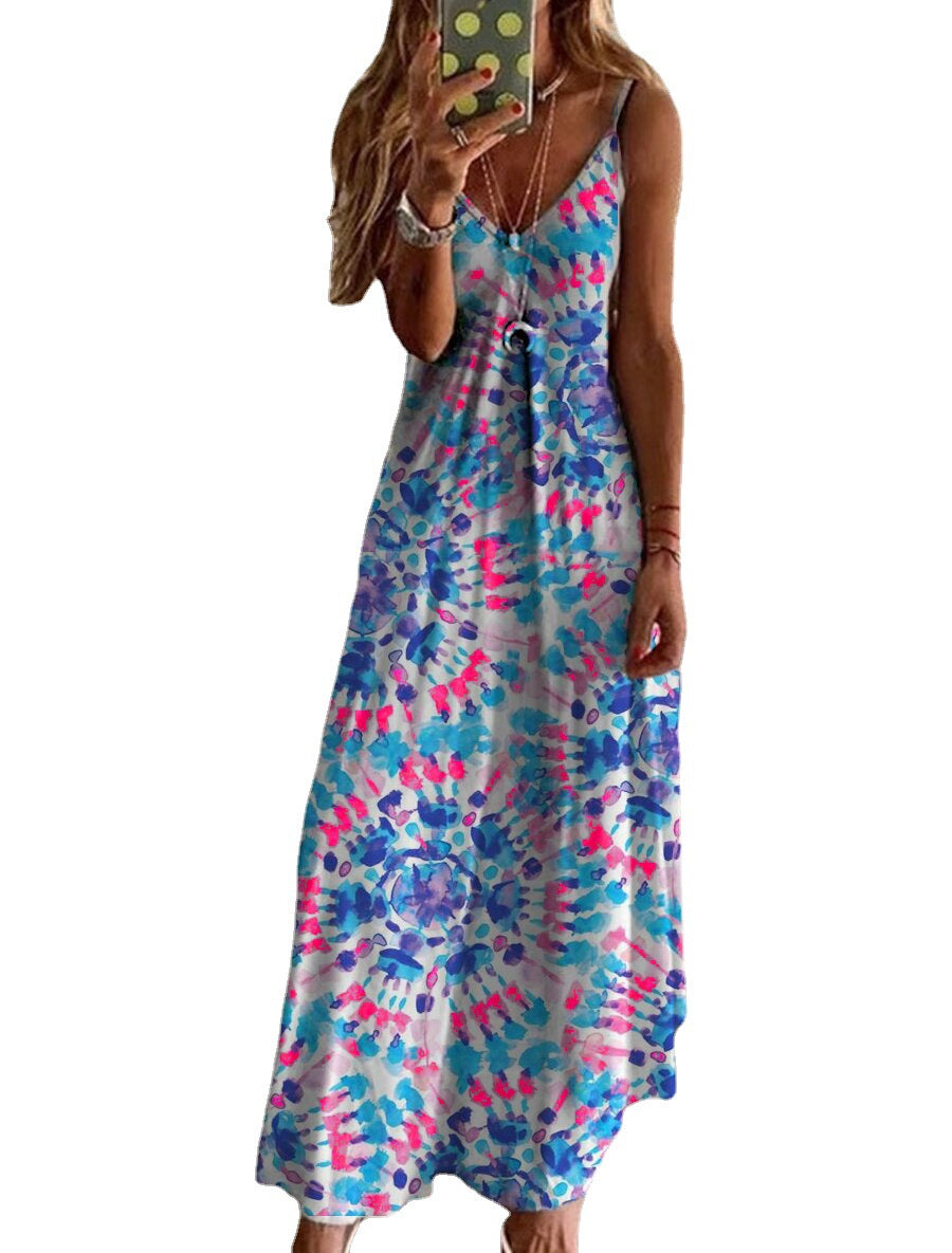 Dame Floral Print Natkjole Stilla
