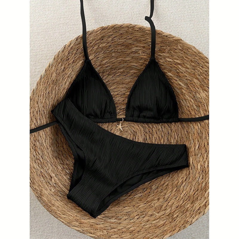 Dame minimalistisk bikinitop og slip Skovae