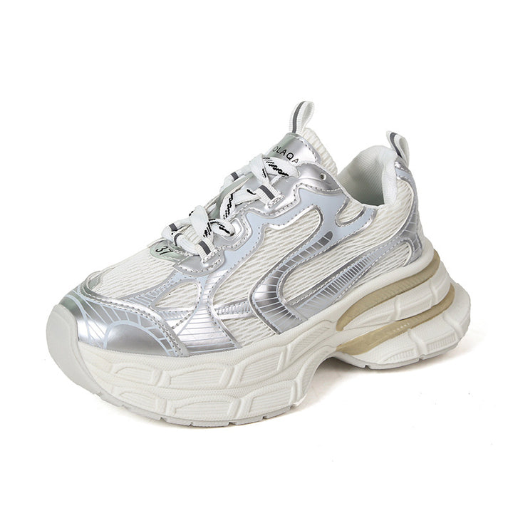 Dame Chunky Sneakers i moderne sporty design med åndbart mesh-overflade og dæmpende sålprofil Stilla