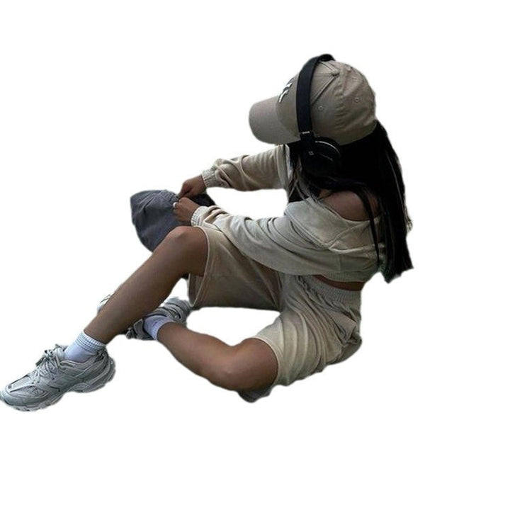 kvinders afslappede shorts med elastisk talje og praktiske sidelommer Skovae
