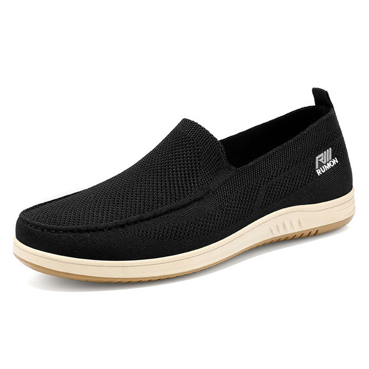 Herrer Komfortable Slip-On Fritidsko med åndbart Mesh-Overmateriale Stilla
