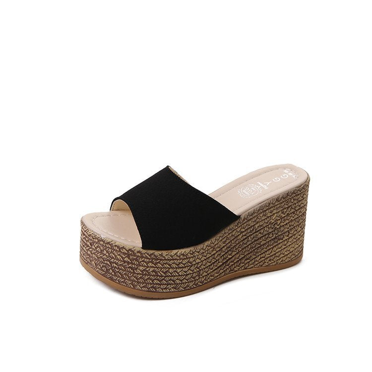 Dame Plateau Sandaler med lukket tåparti og tyk sål Stilla
