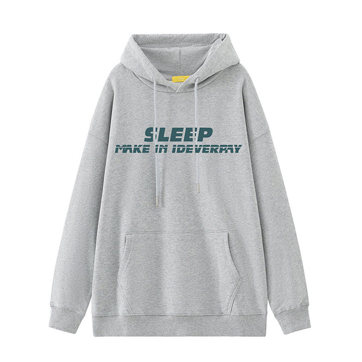 Kvinders hoodie med afslappet skrifttype og behagelig pasform Skovae