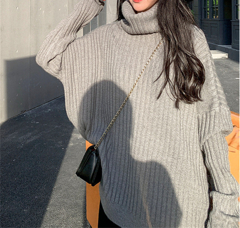 Femme Relaxed Fit Rullekrave Strikketrøje Stilla