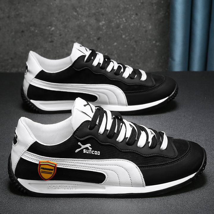 Herrer Sporty Sneakers med åndbar mesh-overflade og stødabsorberende sål Stilla