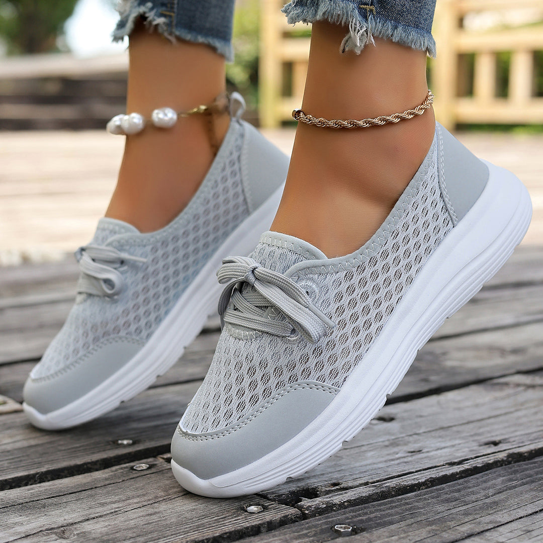 Dame Lette og åndbare sneakers med netstruktur Stilla