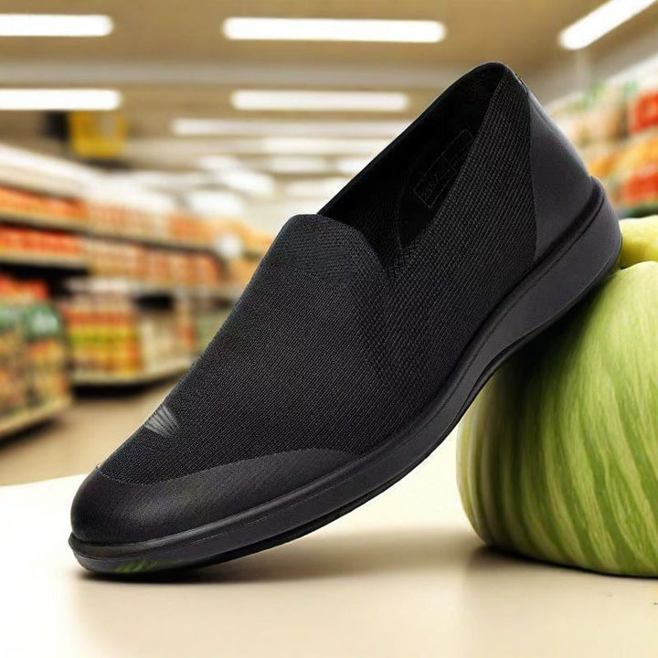 Herrer Behagelige Slip-On Sneakers med elastisk Overmateriale Stilla