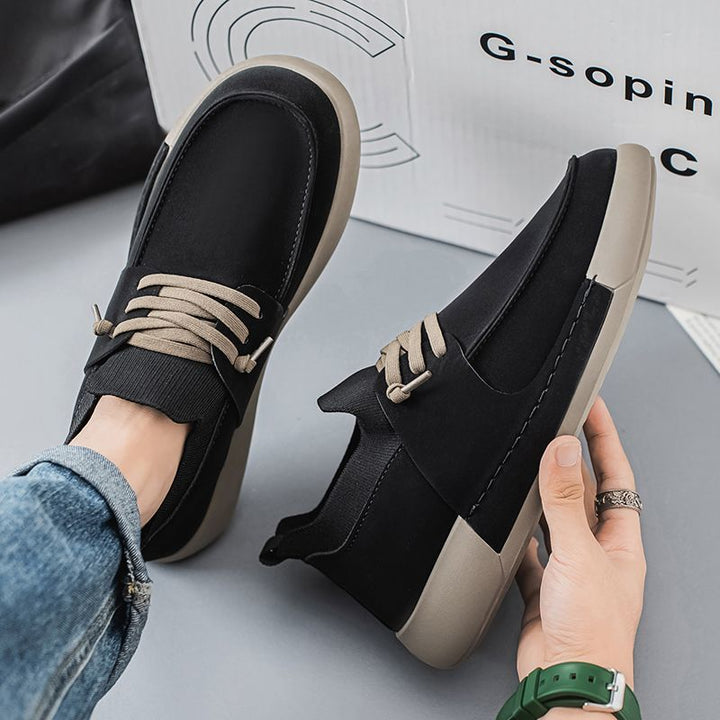 Herrer Fritids Elastiske Slip-On Sneakers med Komfortpasform Stilla