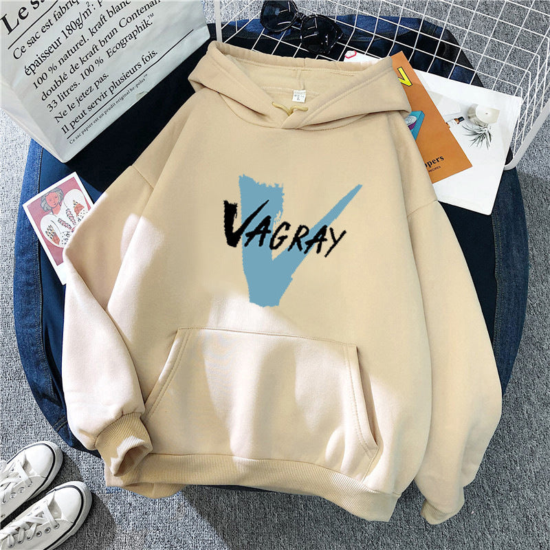 Kvinders hætte sweatshirt med moderne logo print Skovae